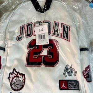 Jordan Black and White backpack